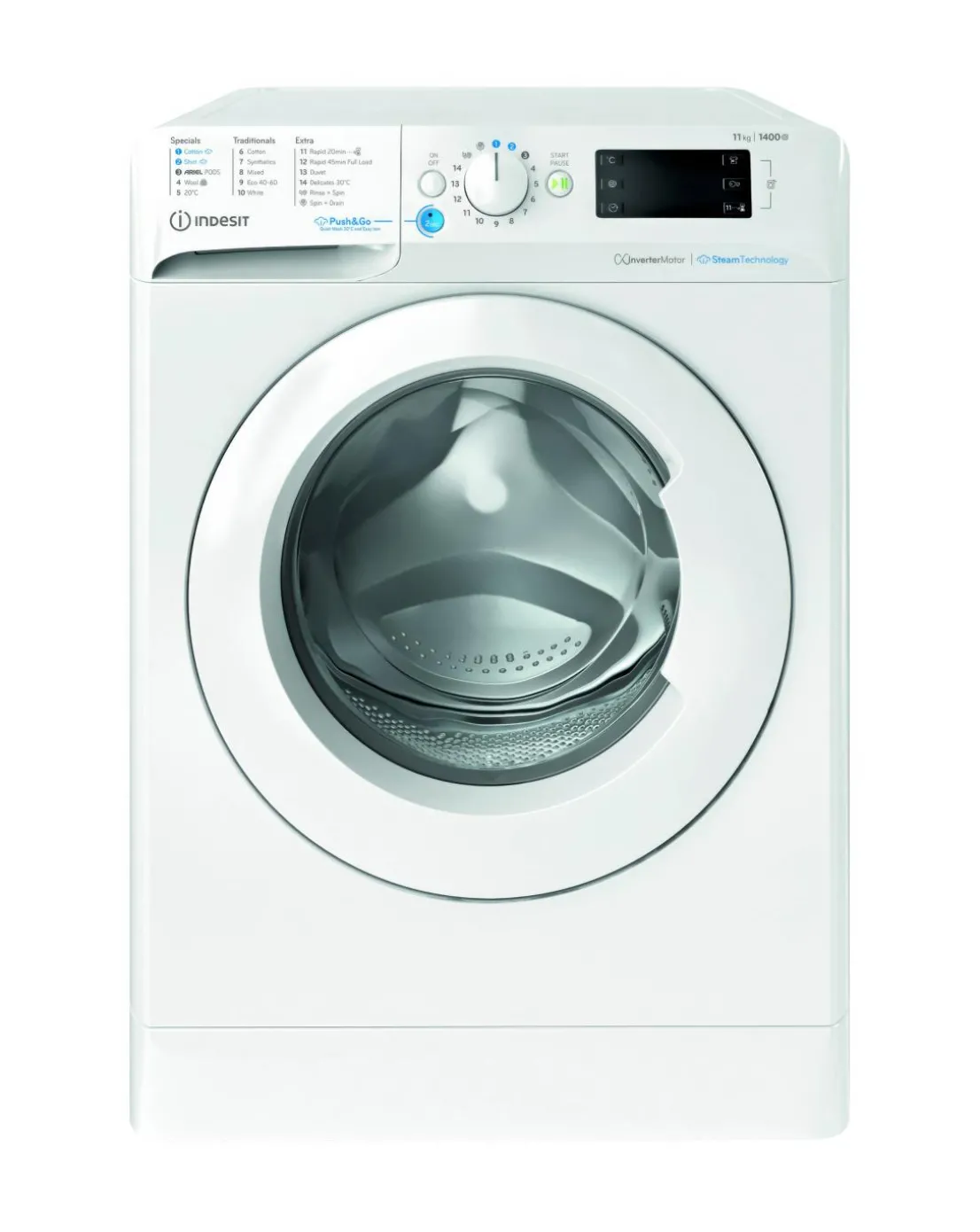 Indesit BWE 111496X WV UK 11kg, 1400rpm, Washing Machine - White