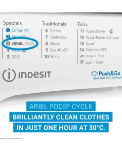 Indesit BWE 111496X WV UK 11kg, 1400rpm, Washing Machine - White