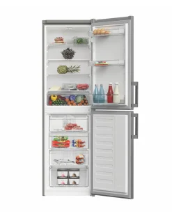 Indesit IKNH 1261 S4UK 50/50 No Frost Fridge Freezer - Silver