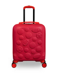 IT Luggage Half-Time Kids Eco Underseat Suitcase - Poppy Red