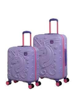 IT Luggage Mystical Kids Eco 2pc Suitcase Set - Lavender