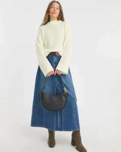 Ivory Waffle Jumper