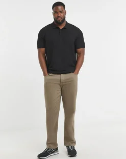 Jack & Jones Austin Waffle Polo - Black