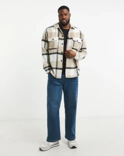 Jack & Jones Bradley Ollie Overshirt - Crockery