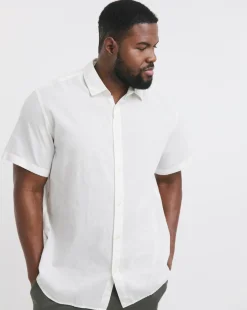 Jack & Jones Breeze Linen Shirt - White