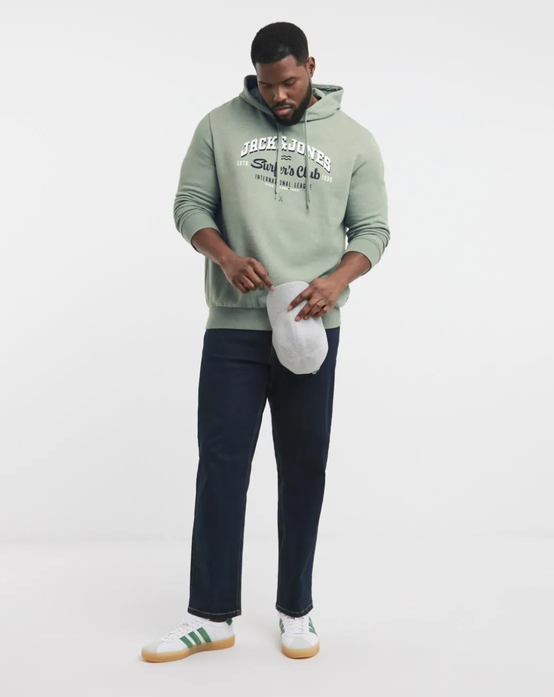 Jack & Jones Logo Hoodie - Green