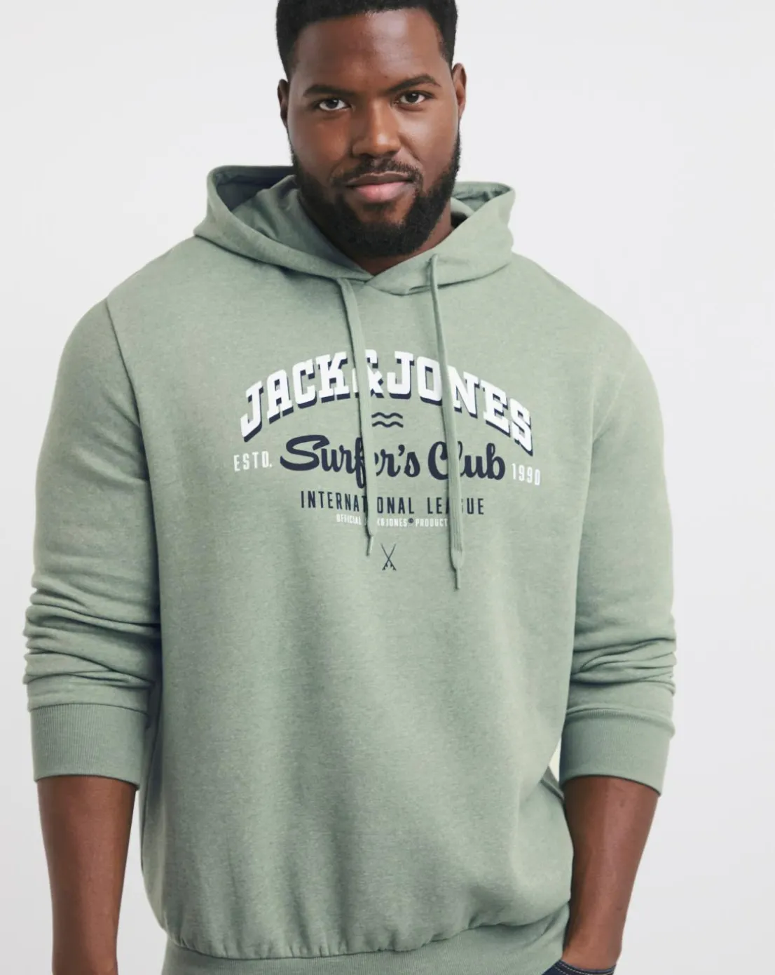 Jack & Jones Logo Hoodie - Green