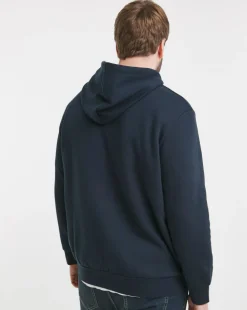 Jack & Jones Logo Sweat Hoody - Navy