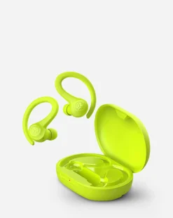 JLab GO Air Sport True Wireless Earbuds - Neon Yellow