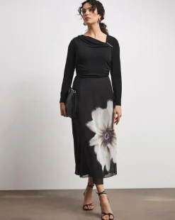 Joanna Hope Chiffon Slip Skirt