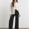 Joanna Hope Long Black Palazzo Trouser