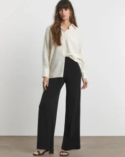 Joanna Hope Long Black Palazzo Trouser