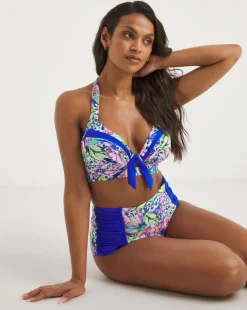 Joe Browns Animal Floral High Waist Bikini Brief
