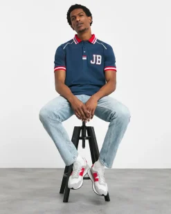 Joe Browns Badged Polo Shirt Long Length