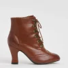 Joe Browns Brogue Lace Up Boot Extra Wide Fit