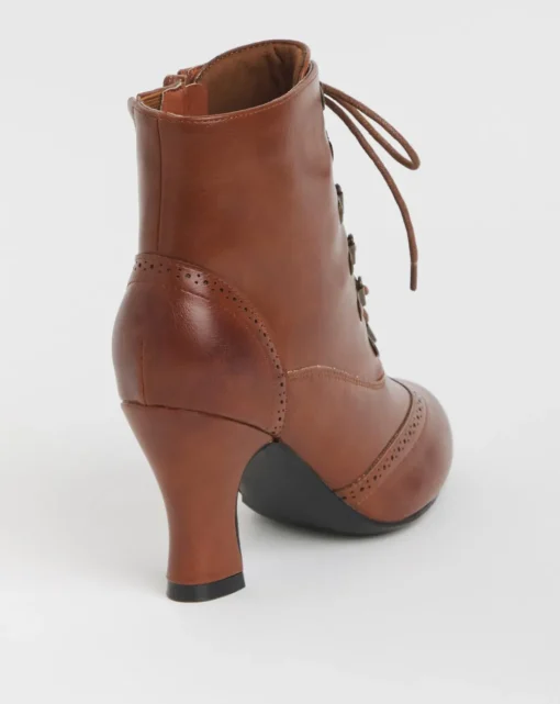 Joe Browns Brogue Lace Up Boot Extra Wide Fit