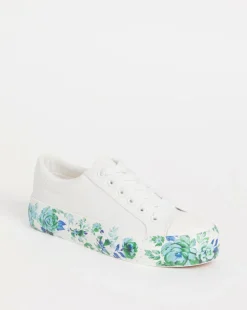 Joe Browns Lace Up Platform Trainers Ex Wide Fit
