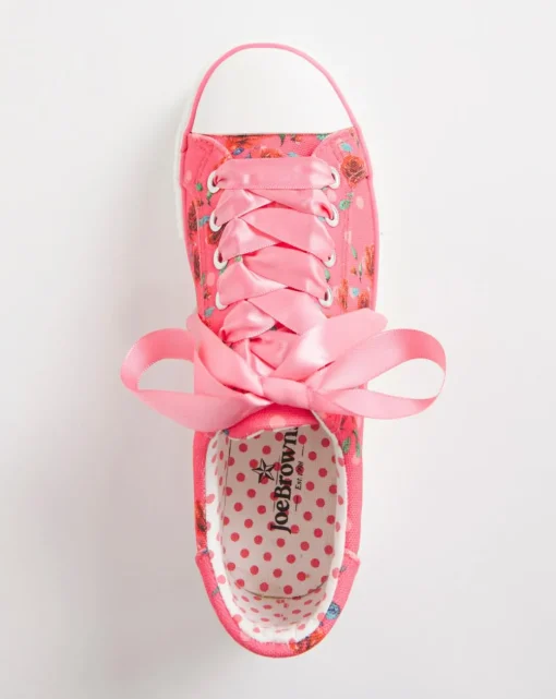 Joe Browns Lace Up Platform Trainers Wide Fit