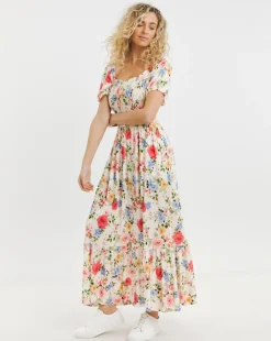 Joe Browns Shirred Floral Jersey Dress