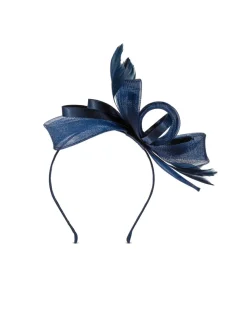 Jon Richard Navy Medium Fascinator Headband