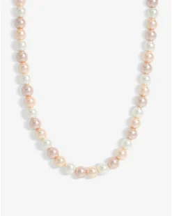 Jon Richard Pink Pearl Necklace