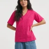 Julipa Broderie V-Neck T-Shirt