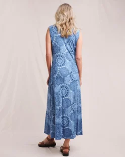 Julipa Pintuck Jersey Midi Dress