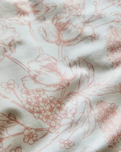 Julipa Toile Print Duvet Cover Set - Pink