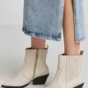 Katya Leather Pointed Chelsea Western Ankle Boots Extra Wide EEE Fit