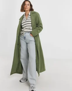 Khaki Reversible Hybrid Coat