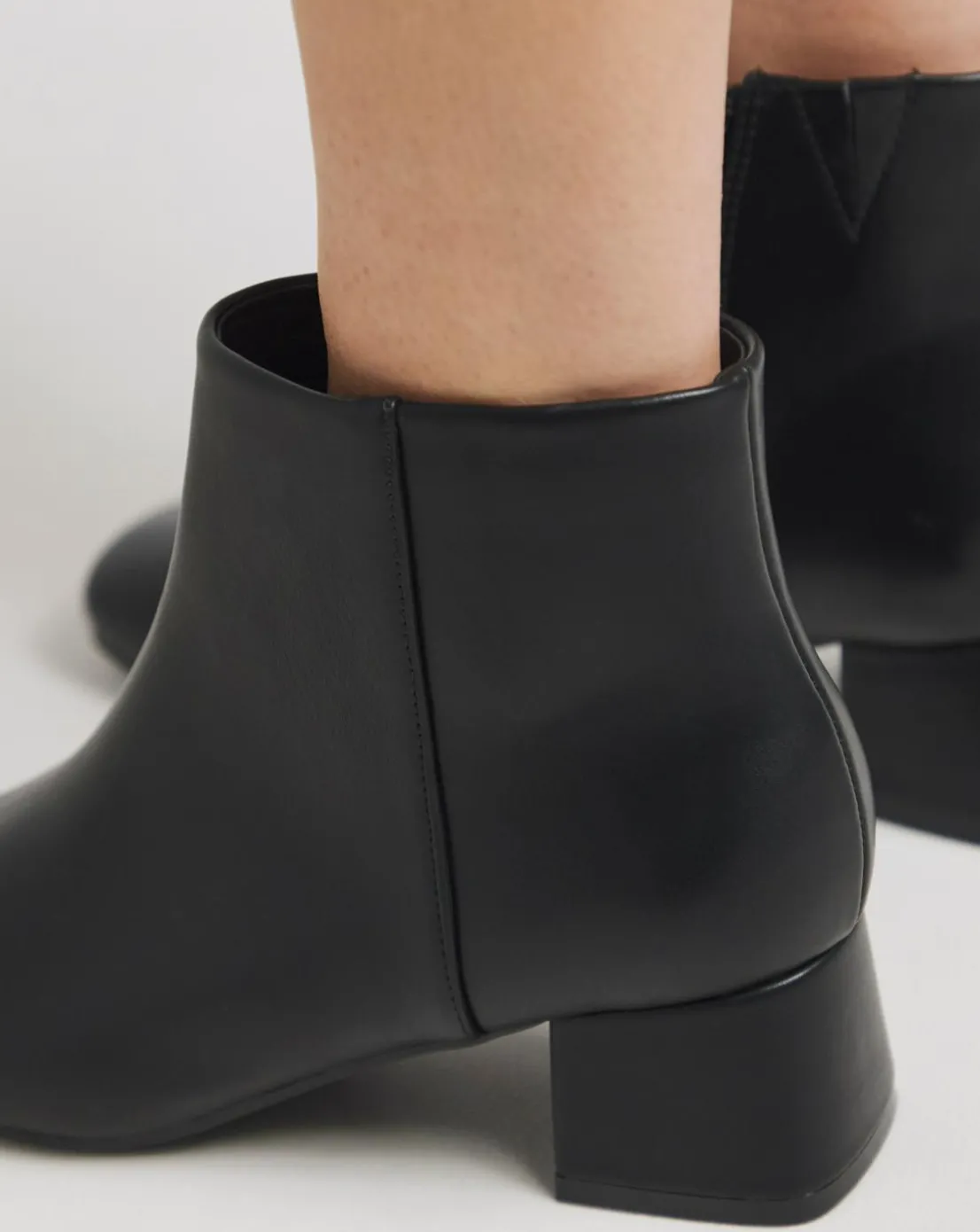 Kit Low Block Heel Ankle Boots Extra Wide EEE Fit
