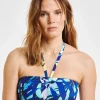Leaf Mix And Match Non Wired Bandeau Bikini Top
