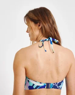 Leaf Mix And Match Non Wired Bandeau Bikini Top