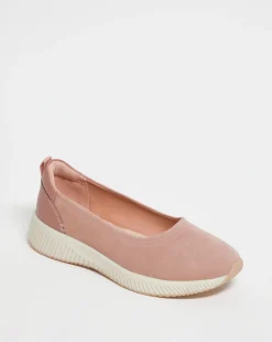 Leather Sporty Ballerina E Fit