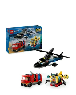 LEGO City Helicopter, Fire Engine & Submarine Remix 60462