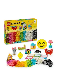 LEGO Classic Creative Happy Box Assorted Colourful Building Bricks Toy 11042