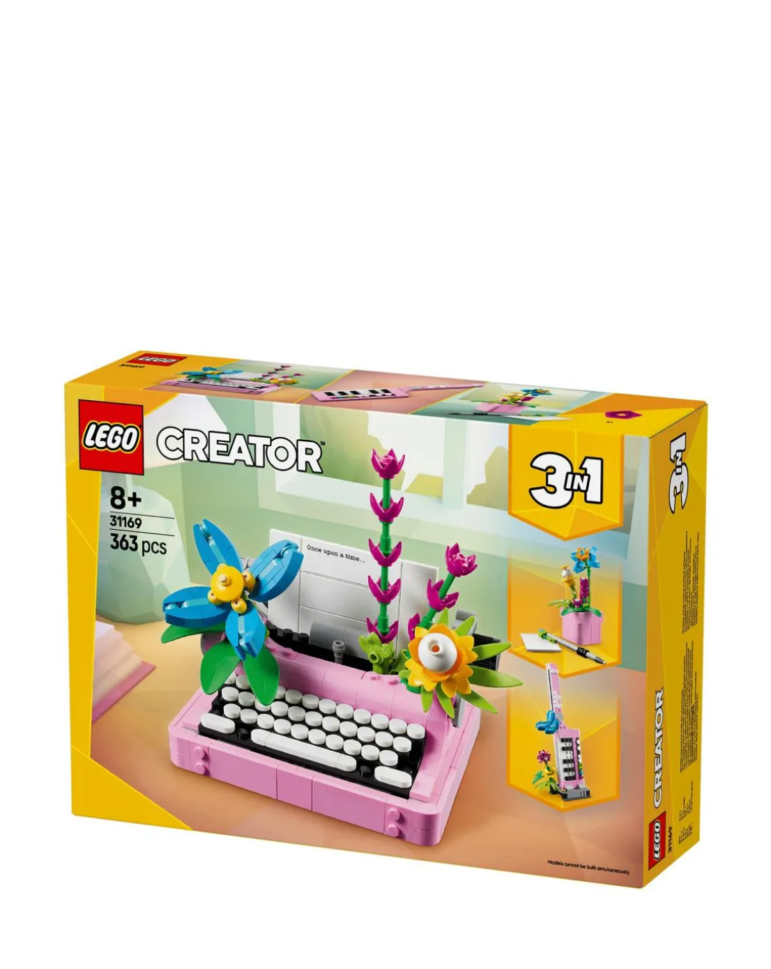 LEGO Creator 3in1 Typewriter with Flowers Toy Playset 31169