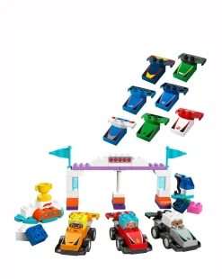LEGO DUPLO F1 Team Race Cars & Drivers Role Play Toy 10445