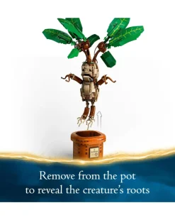 LEGO Harry Potter Mandrake Plant Toy, Magical Gift 76433