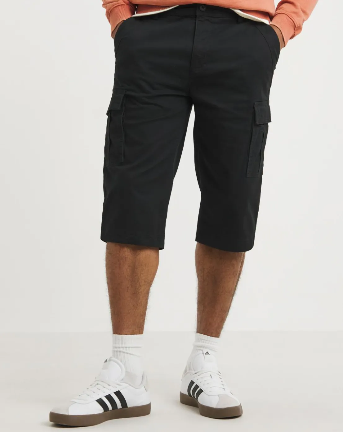 3/4 Length Twill Cargo Short