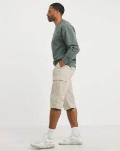 3/4 Length Twill Cargo Short