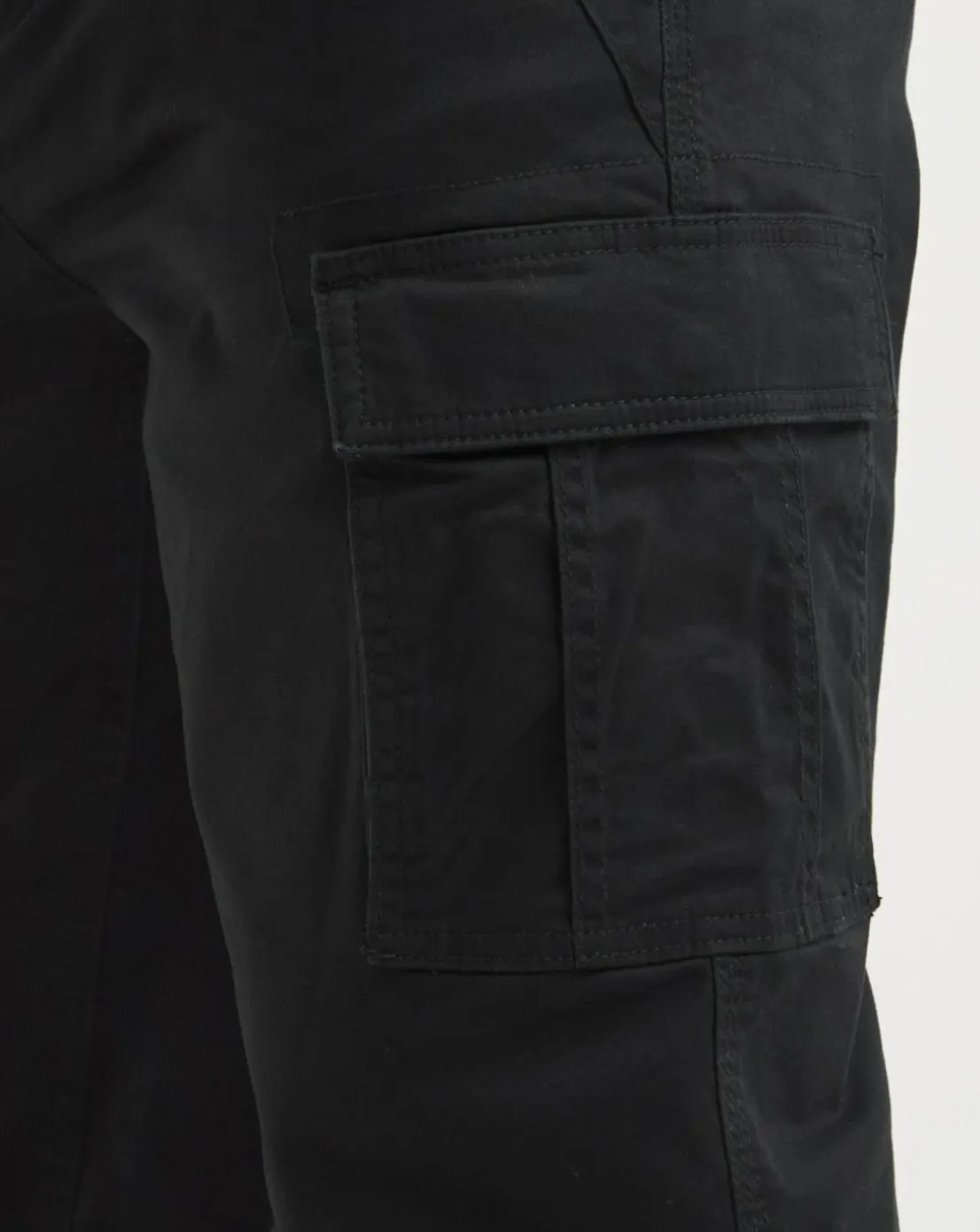 3/4 Length Twill Cargo Short