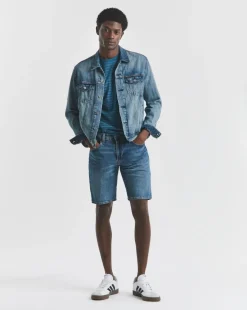 Levi's 405 Standard Shorts - Medium Indigo