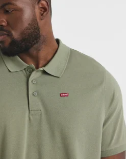 Levi's Short Sleeve Housemark Pique Polo - Green