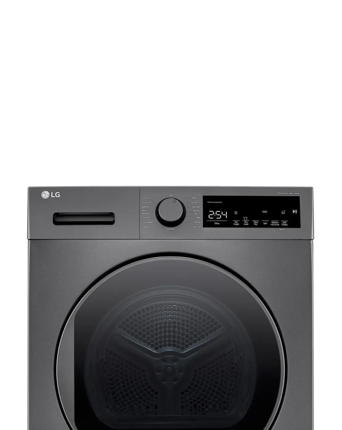LG FDT208S 8kg Heat Pump Tumble Dryer Dark Silver - A++ Rated