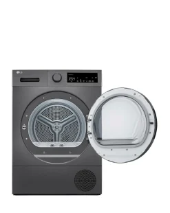 LG FDT208S 8kg Heat Pump Tumble Dryer Dark Silver - A++ Rated