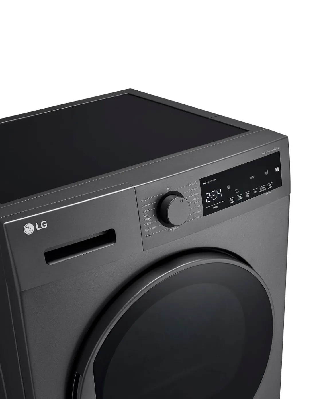 LG FDT208S 8kg Heat Pump Tumble Dryer Dark Silver - A++ Rated