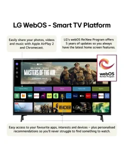 LG 50UT80006LA 50in LED 4K UHD HDR ThinQ Smart TV
