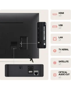 LG 50UT80006LA 50in LED 4K UHD HDR ThinQ Smart TV