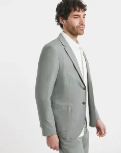 Lightweight Cotton Stretch Pocket Blazer